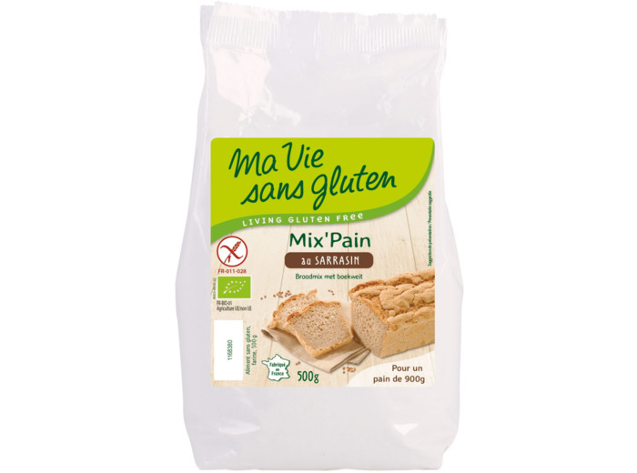 Mix'pain au Sarrasin-500g-Ma vie sans gluten