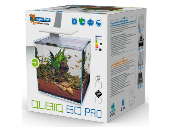 Aquarium SUPERFISH Qubiq 60 pro - 40 x 40 x 50,8cm