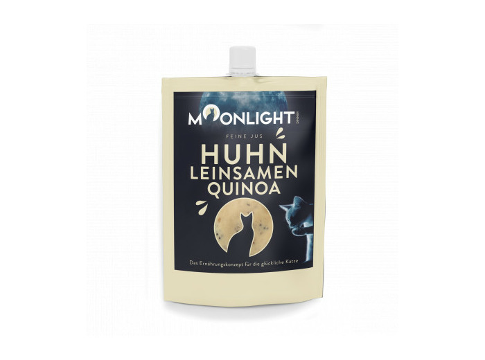 MOONLIGHT, Feine jus au poulet, graines de lin & quinoa - 60g