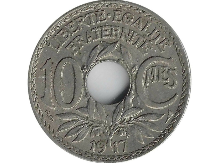 FRANCE 10 CENTIMES LINDAUER 1936 TTB+
