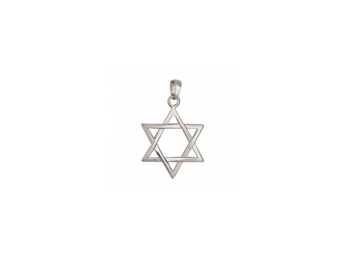 Pendentif en Argent 925 - ÉTOILE DE DAVID