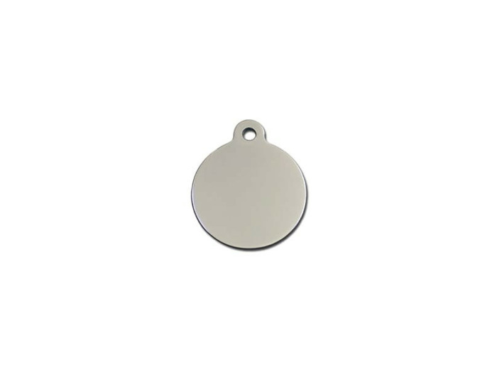 Petit rond chrome - 2x3cm