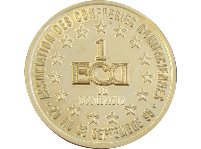 ECU TEMPORAIRE 1 ECU DE BONIFACIO 1995 UNC