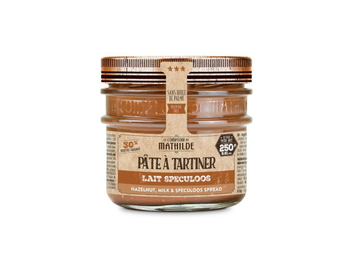 Pâte à tartiner Lait Noisette Spéculoos 250G