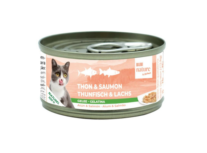 Bubi Nature, thon/saumon, gelée - 70g