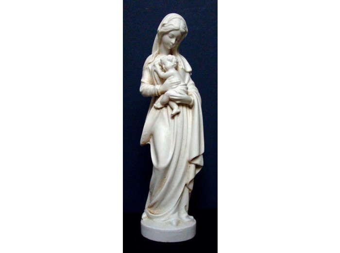 Vierge renaissance 16 cm résine TON IVOIRE