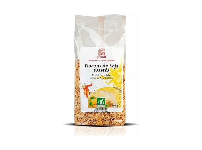 Flocons de soja toastes 500g CELNAT