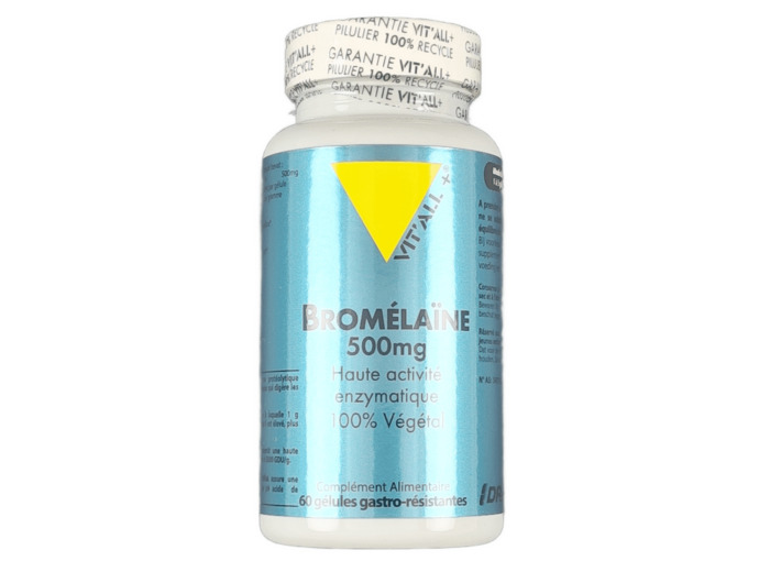 Bromélaïne 500mg 60 Gélules Gastro Résistantes