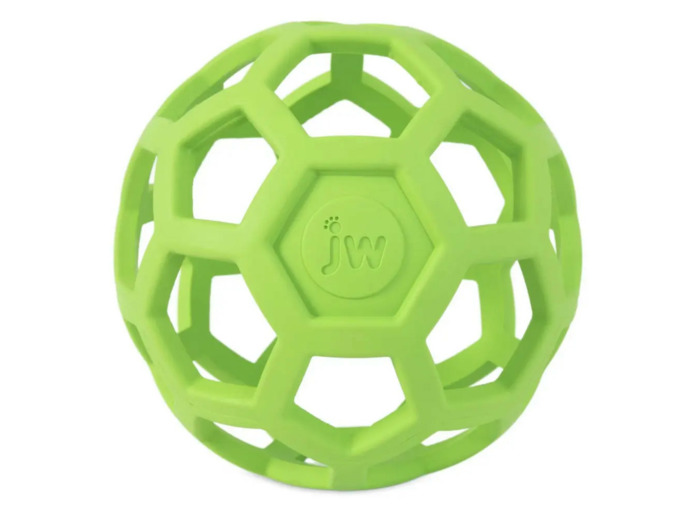 Balle pour chien JW Hol-ee Roller Vert - Jouet flottant et rebondissant