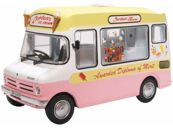 Oxford 43CF004 - Bedford CF Ice Cream Van Jordan's 1/43