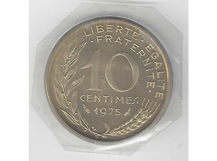 FRANCE 10 CENTIMES LAGRIFFOUL 1975 FDC