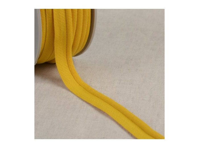 Simple passepoil 519 JAUNE C152 9mm 100%polyester le mètre 519C152
