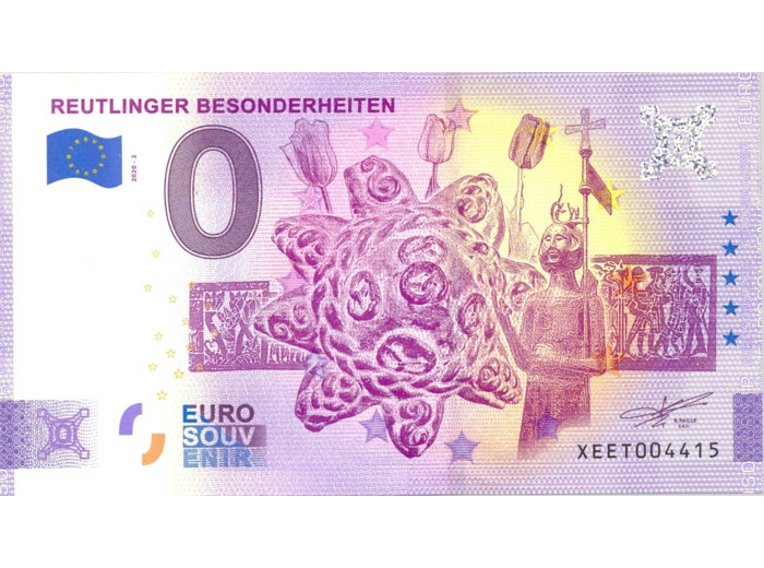 ALLEMAGNE 2020-2 REUTLINGER BESONDERHEITEN (ANNIVERSAIRE) BILLET SOUVENIR 0 EURO