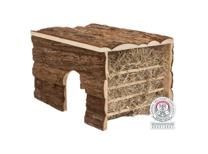 TRIXIE, Maison ILA avec râtelier - 40 × 25 × 29 cm