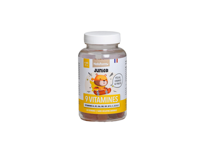 9 Vitamines Junior+ 60 oursons