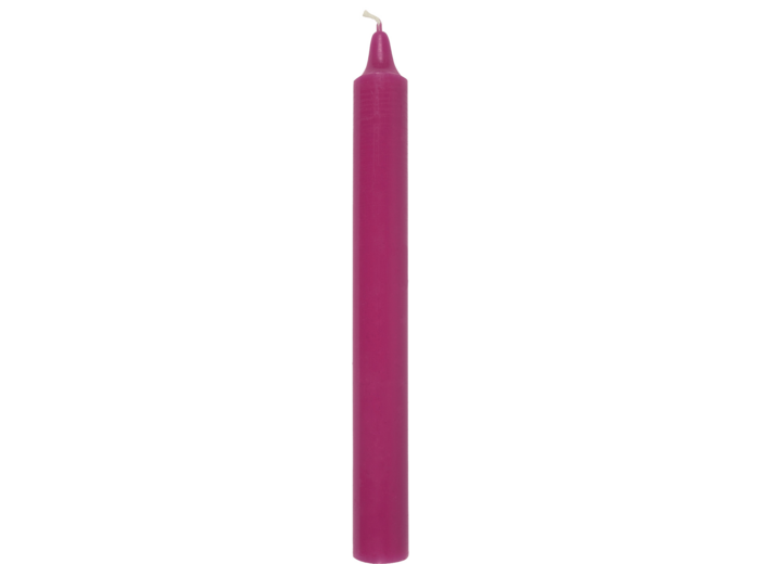 Bougie teintée masse - ROSE FUCHSIA D2,1 x Ht20cm