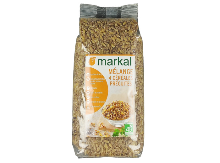 Mélange 4 Céréales Précuites 500g Bio
