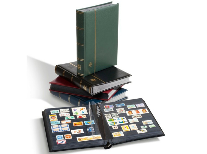 ALBUM PREMIUM 64 PAGES en fibre de CUIR 4 couleurs au choix 337807-332495