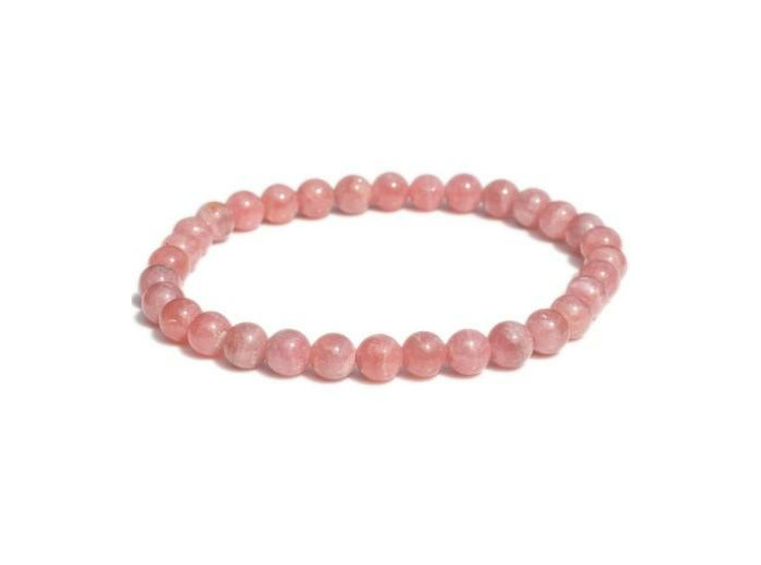 Bracelet en rhodochrosite 6 mm