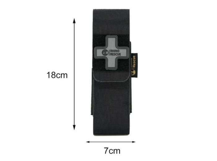 Pochette porte tourniquet IFAK Rhino Rescue TQ noir - Porte garrot tactique