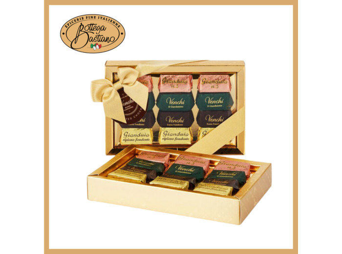 Boite dorée avec giandujotti 110g