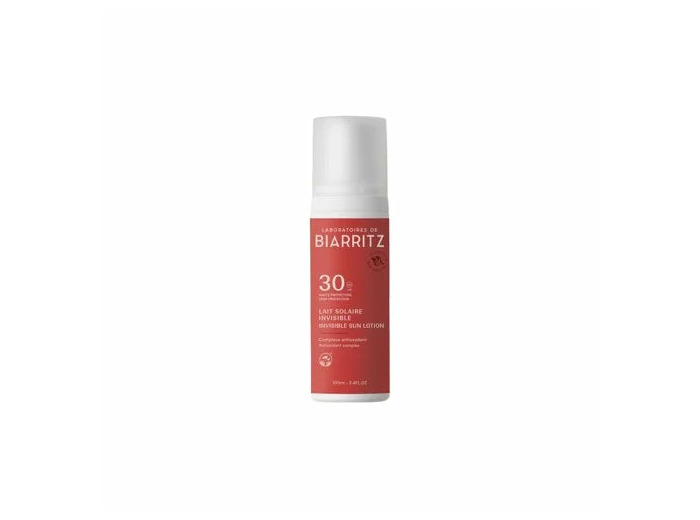 Lait Solaire Invisible SPF30 100ml – Laboratoires de Biarritz