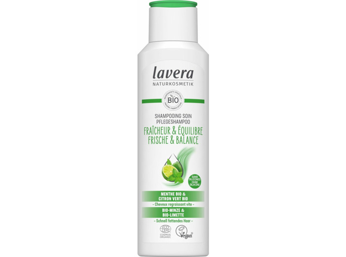 Shampooing fraicheur cheveux gras 250ml Lavera