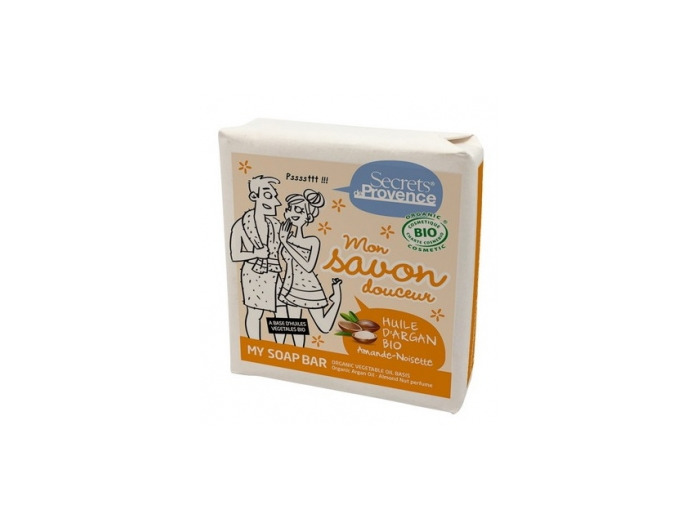 Mon savon douceur huile d'argan parfum Amande Noisette 100g