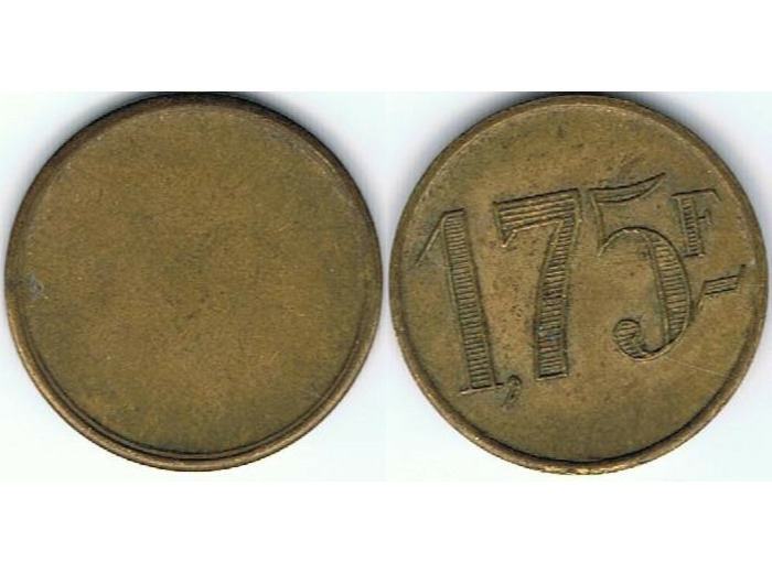 JETON - 1,75 Franc - Uniface