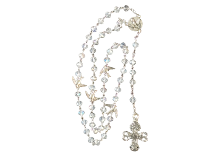 Chapelet des Louanges sur Chaine Argentée - Perles 6mm + Livret