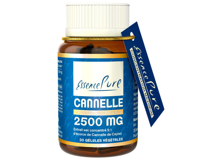 Cannelle-2500 MG-30 gélules-Essence pure