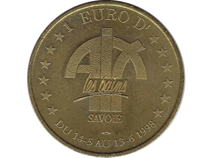 EURO TEMPORAIRE 1 EURO D'AIX LES BAINS 1998 UNC