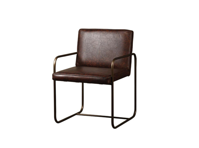Fauteuil cuir circuit 85x68x57cm