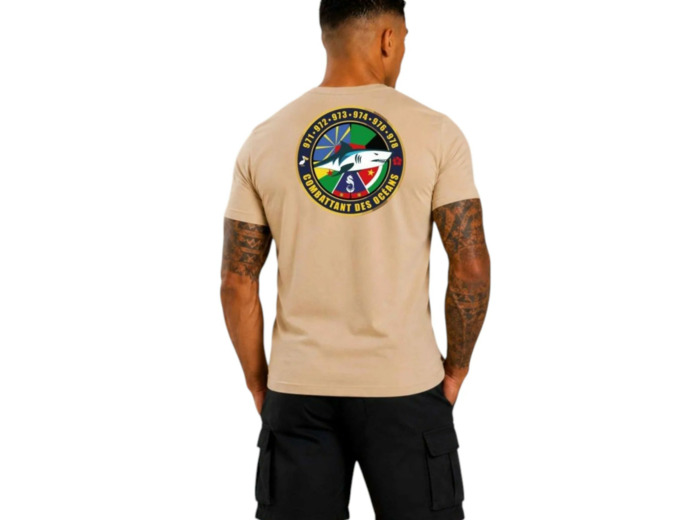 T-shirt Requin coyote