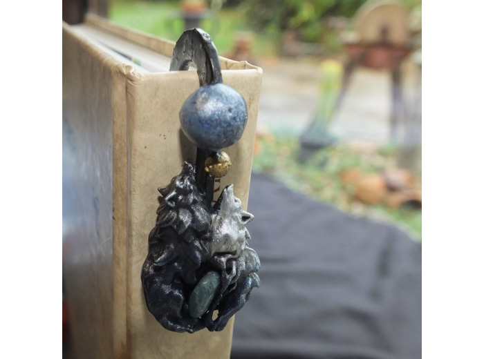 Marque Page Hadi et Sköll Pierre naturelle Apatite