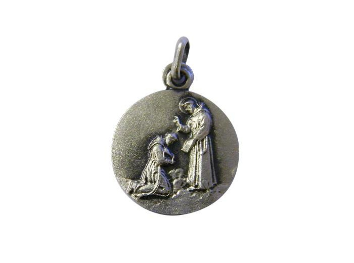 Médaille 17mm en Argent 925 - ST FRANCOIS