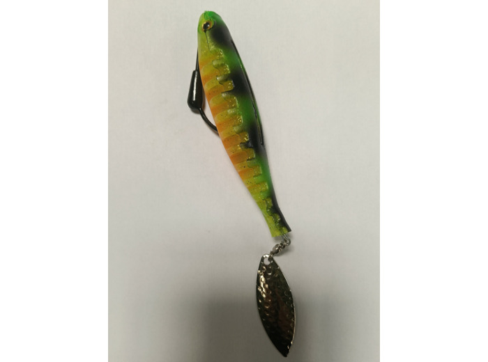 neo spin 13cm chartreuse tiger