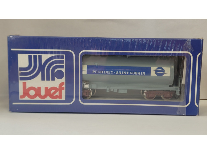 JOUEF 6508 HO WAGON CITERNE PECHINEY SAINT-GOBIN SNCF BOITE D'ORIGINE TBE