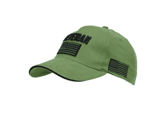 Casquette baseball vétéran brodée 100% coton