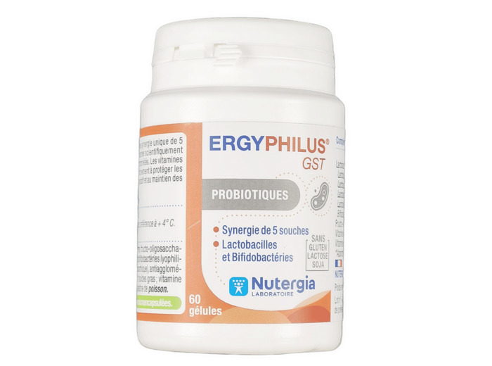 ErgyPhilus GST Probiotiques 60 Gélules