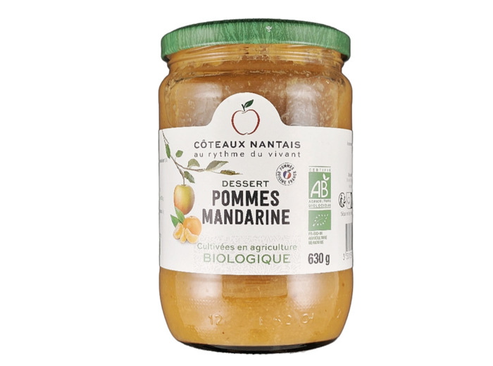 Compote de Pommes Mandarine 630g bio