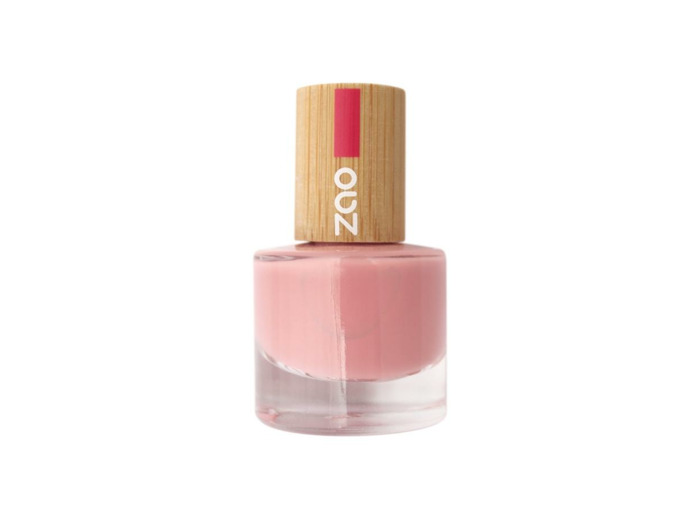 Vernis à ongles Bio - 662 Rose poudré- 8 ml - Zao Make-up