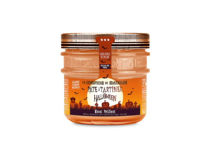 Pâte à Tartiner Blanc Noisette Pétillant Halloween