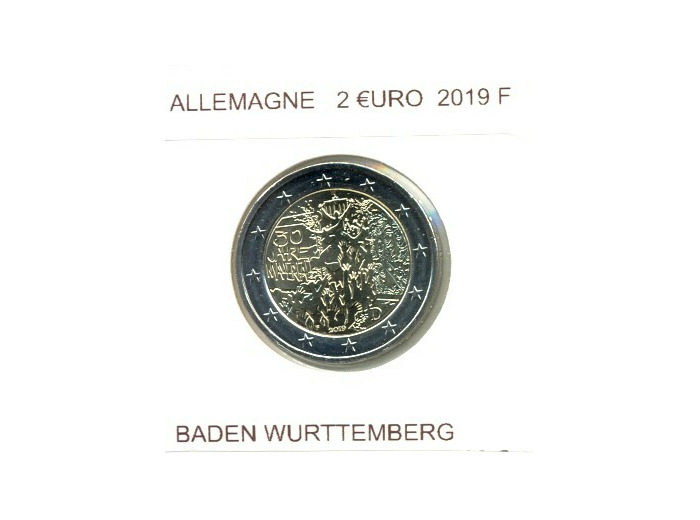 ALLEMAGNE 2019 F  2 EURO COMMEMORATIVE CHUTE DU MUR DE BERLIN SUP