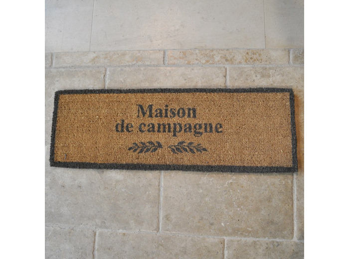 Grand paillasson maison de campagne 40x120x3cm