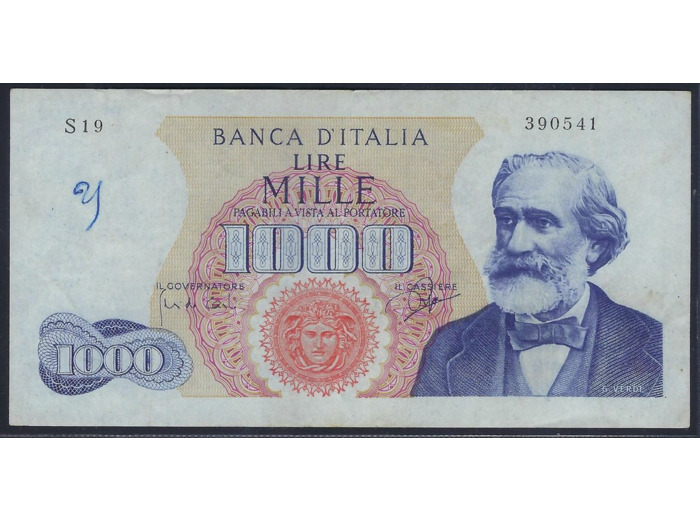 ITALIE 1000 LIRE 05-07-1963 S19 TTB+