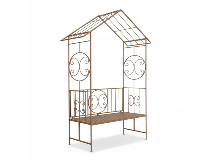 Arche avec banc fer 230x50x150cm