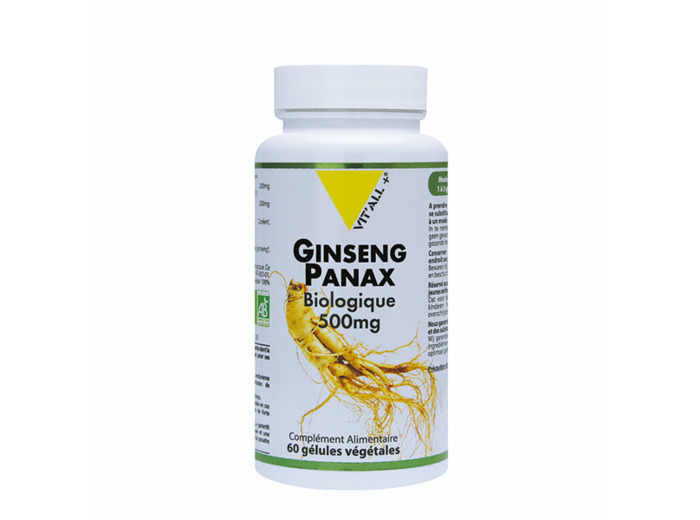 Ginseng Panax Bio-60 gélules-Vit'all+