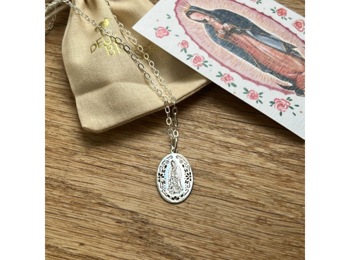 Collier Vierge de Guadalupe Ajouré