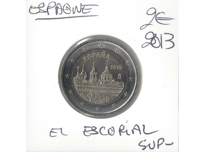 Espagne 2013 2 EURO COMMEMORATIVE ESCURIAL SUP